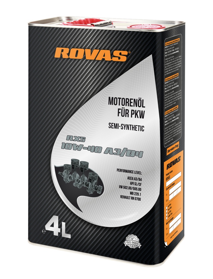 Rovas RX5 10W-40 A3/B4